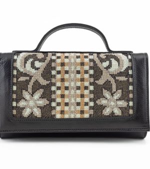 Gloves Under A Bright Marquee Handbag