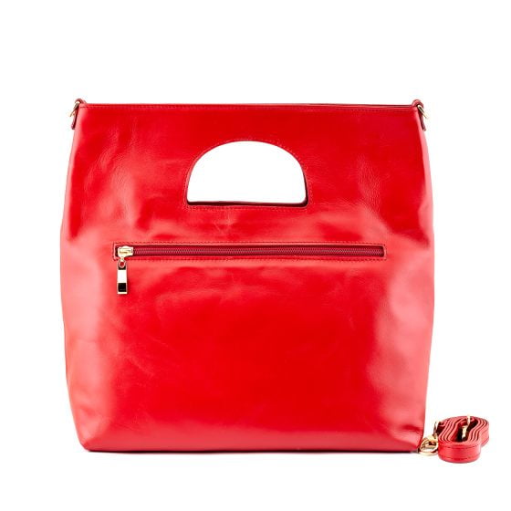 Monzouzou red square handbag