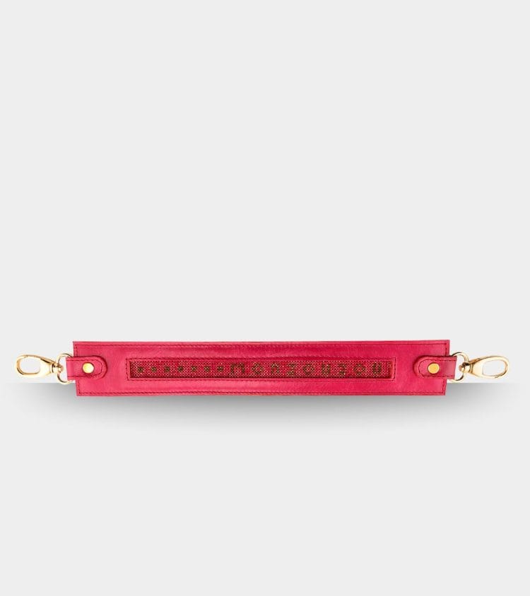 Pink flowery strap
