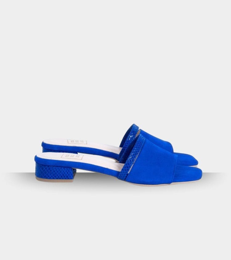 Electric Blue Island Sandals